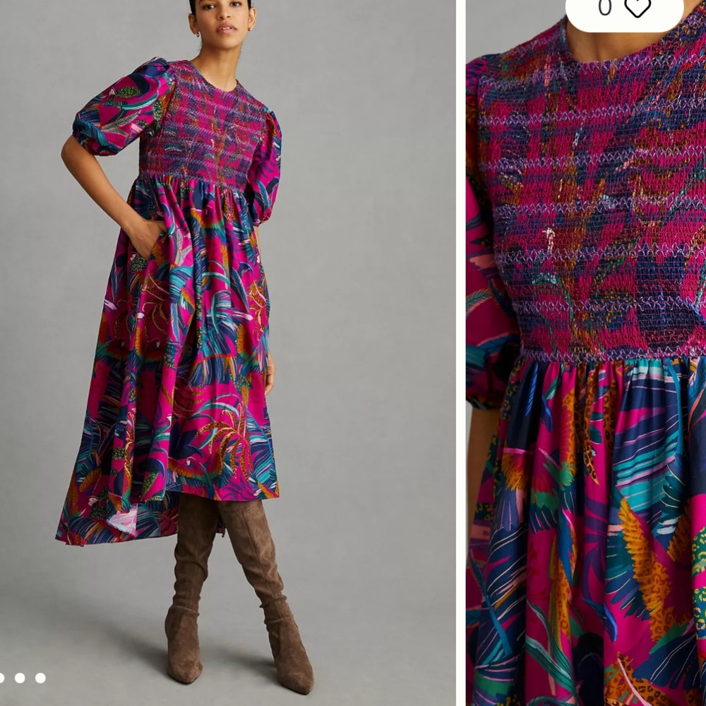FARM Rio Multicolor Tropical Dress